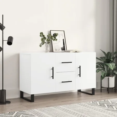 White engineered wood sideboard 100x36x60 cm by vidaXL, Sideboards - Ref: Foro24-828196, Price: 90,74 €, Discount: %