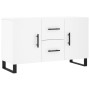 Aparador de madera de ingeniería blanco 100x36x60 cm de vidaXL, Aparadores - Ref: Foro24-828196, Precio: 92,09 €, Descuento: %