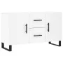 White engineered wood sideboard 100x36x60 cm by vidaXL, Sideboards - Ref: Foro24-828196, Price: 90,74 €, Discount: %