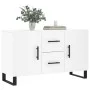 White engineered wood sideboard 100x36x60 cm by vidaXL, Sideboards - Ref: Foro24-828196, Price: 90,74 €, Discount: %