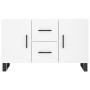 Aparador de madera de ingeniería blanco 100x36x60 cm de vidaXL, Aparadores - Ref: Foro24-828196, Precio: 92,09 €, Descuento: %