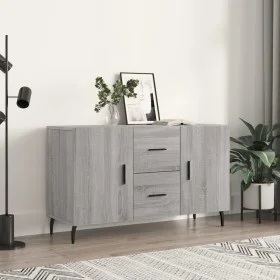 Aparador de madera de ingeniería gris Sonoma 100x36x60 cm de vidaXL, Aparadores - Ref: Foro24-828194, Precio: 103,31 €, Descu...