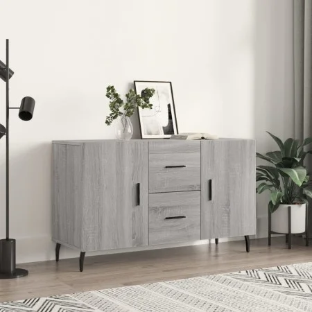 Sonoma gray engineered wood sideboard 100x36x60 cm by vidaXL, Sideboards - Ref: Foro24-828194, Price: 103,31 €, Discount: %
