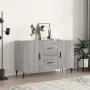Sonoma gray engineered wood sideboard 100x36x60 cm by vidaXL, Sideboards - Ref: Foro24-828194, Price: 103,31 €, Discount: %