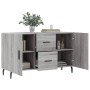 Aparador de madera de ingeniería gris Sonoma 100x36x60 cm de vidaXL, Aparadores - Ref: Foro24-828194, Precio: 104,91 €, Descu...