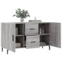 Sonoma gray engineered wood sideboard 100x36x60 cm by vidaXL, Sideboards - Ref: Foro24-828194, Price: 103,31 €, Discount: %