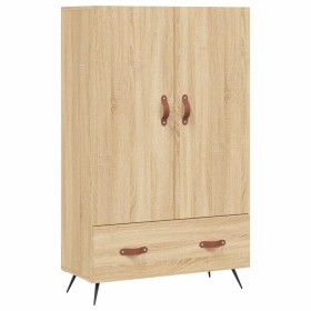 Aparador alto madera de ingeniería roble Sonoma 69,5x31x115 cm de vidaXL, Aparadores - Ref: Foro24-828207, Precio: 86,25 €, D...