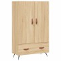 Aparador alto madera de ingeniería roble Sonoma 69,5x31x115 cm de vidaXL, Aparadores - Ref: Foro24-828207, Precio: 86,25 €, D...
