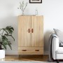 Aparador alto madera de ingeniería roble Sonoma 69,5x31x115 cm de vidaXL, Aparadores - Ref: Foro24-828207, Precio: 86,25 €, D...
