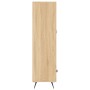 Aparador alto madera de ingeniería roble Sonoma 69,5x31x115 cm de vidaXL, Aparadores - Ref: Foro24-828207, Precio: 86,25 €, D...
