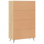 Aparador alto madera de ingeniería roble Sonoma 69,5x31x115 cm de vidaXL, Aparadores - Ref: Foro24-828207, Precio: 86,25 €, D...