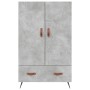 Aparador alto madera de ingeniería gris hormigón 69,5x31x115 cm de vidaXL, Aparadores - Ref: Foro24-828208, Precio: 85,81 €, ...