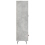 Aparador alto madera de ingeniería gris hormigón 69,5x31x115 cm de vidaXL, Aparadores - Ref: Foro24-828208, Precio: 85,81 €, ...