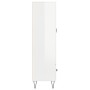 Aparador alto madera de ingeniería blanco brillo 69,5x31x115 cm de vidaXL, Aparadores - Ref: Foro24-828230, Precio: 76,22 €, ...