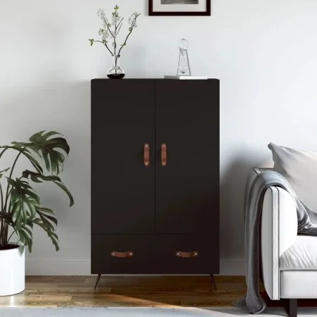 Hohes Sideboard Holzwerkstoff schwarz 69,5x31x115 cm von vidaXL, Sideboards - Ref: Foro24-828205, Preis: 96,68 €, Rabatt: %
