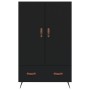 Aparador alto madera de ingeniería negro 69,5x31x115 cm de vidaXL, Aparadores - Ref: Foro24-828205, Precio: 96,96 €, Descuent...