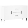Aparador de madera de ingeniería blanco 100x36x60 cm de vidaXL, Aparadores - Ref: Foro24-828188, Precio: 84,87 €, Descuento: %