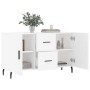 Aparador de madera de ingeniería blanco 100x36x60 cm de vidaXL, Aparadores - Ref: Foro24-828188, Precio: 84,87 €, Descuento: %