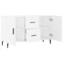 Aparador de madera de ingeniería blanco 100x36x60 cm de vidaXL, Aparadores - Ref: Foro24-828188, Precio: 84,87 €, Descuento: %
