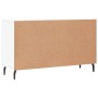 Aparador de madera de ingeniería blanco 100x36x60 cm de vidaXL, Aparadores - Ref: Foro24-828188, Precio: 84,87 €, Descuento: %