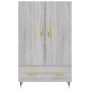 Aparador alto madera de ingeniería gris Sonoma 69,5x31x115 cm de vidaXL, Aparadores - Ref: Foro24-828218, Precio: 89,78 €, De...