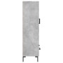 Aparador alto madera de ingeniería gris hormigón 69,5x31x115 cm de vidaXL, Aparadores - Ref: Foro24-828240, Precio: 93,15 €, ...