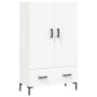 Aparador alto madera de ingeniería blanco 69,5x31x115 cm de vidaXL, Aparadores - Ref: Foro24-828236, Precio: 94,15 €, Descuen...
