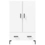 Aparador alto madera de ingeniería blanco 69,5x31x115 cm de vidaXL, Aparadores - Ref: Foro24-828236, Precio: 94,15 €, Descuen...