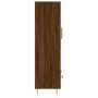 Aparador alto madera de ingeniería roble marrón 69,5x31x115 cm de vidaXL, Aparadores - Ref: Foro24-828227, Precio: 90,06 €, D...