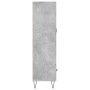 Aparador alto madera de ingeniería gris hormigón 69,5x31x115 cm de vidaXL, Aparadores - Ref: Foro24-828232, Precio: 69,77 €, ...