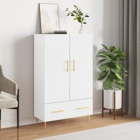 Aparador alto madera de ingeniería blanco 69,5x31x115 cm de vidaXL, Aparadores - Ref: Foro24-828220, Precio: 90,47 €, Descuen...