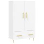 Aparador alto madera de ingeniería blanco 69,5x31x115 cm de vidaXL, Aparadores - Ref: Foro24-828220, Precio: 90,47 €, Descuen...