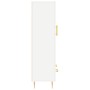 Aparador alto madera de ingeniería blanco 69,5x31x115 cm de vidaXL, Aparadores - Ref: Foro24-828220, Precio: 90,47 €, Descuen...