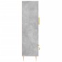 Aparador alto madera de ingeniería gris hormigón 69,5x31x115 cm de vidaXL, Aparadores - Ref: Foro24-828224, Precio: 86,04 €, ...