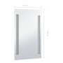 Espejo de pared de baño con LED 60x100 cm en Espejos | Comprar online en Foru.es