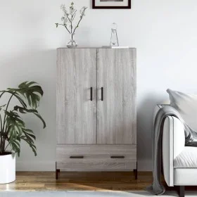 Hohes Sonoma-Sideboard aus grauem Holzwerkstoff, 69,5 x 31 x 115 cm von vidaXL, Sideboards - Ref: Foro24-828250, Preis: 81,24...