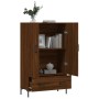 Aparador alto madera de ingeniería roble marrón 69,5x31x115 cm de vidaXL, Aparadores - Ref: Foro24-828243, Precio: 93,75 €, D...