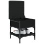 Banco zapatero madera de ingeniería negro 42x42x45 cm en Bancos para recibidores y almacenamiento | Comprar online en Foru.es
