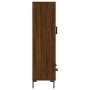 Aparador alto madera de ingeniería roble marrón 69,5x31x115 cm de vidaXL, Aparadores - Ref: Foro24-828243, Precio: 93,75 €, D...