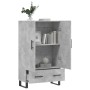 Aparador alto madera de ingeniería gris hormigón 69,5x31x115 cm de vidaXL, Aparadores - Ref: Foro24-828264, Precio: 93,07 €, ...