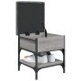 Banco zapatero madera de ingeniería gris Sonoma 42x42x45 cm en Bancos para recibidores y almacenamiento | Comprar online en Foru
