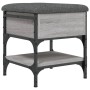 Banco zapatero madera de ingeniería gris Sonoma 42x42x45 cm en Bancos para recibidores y almacenamiento | Comprar online en Foru