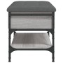 Banco zapatero madera de ingeniería gris Sonoma 62x42x45 cm en Bancos para recibidores y almacenamiento | Comprar online en Foru