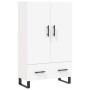Aparador alto madera de ingeniería blanco 69,5x31x115 cm de vidaXL, Aparadores - Ref: Foro24-828260, Precio: 102,29 €, Descue...