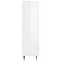 Aparador alto madera de ingeniería blanco brillo 69,5x31x115 cm de vidaXL, Aparadores - Ref: Foro24-828278, Precio: 99,80 €, ...