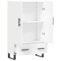 Aparador alto madera de ingeniería blanco 69,5x31x115 cm de vidaXL, Aparadores - Ref: Foro24-828260, Precio: 102,29 €, Descue...