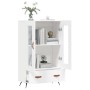 Aparador alto madera de ingeniería blanco 69,5x31x115 cm de vidaXL, Aparadores - Ref: Foro24-828268, Precio: 86,81 €, Descuen...