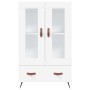 Aparador alto madera de ingeniería blanco 69,5x31x115 cm de vidaXL, Aparadores - Ref: Foro24-828268, Precio: 86,81 €, Descuen...