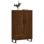 Aparador alto madera de ingeniería roble marrón 69,5x31x115 cm de vidaXL, Aparadores - Ref: Foro24-828267, Precio: 94,66 €, D...