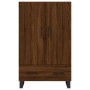 Aparador alto madera de ingeniería roble marrón 69,5x31x115 cm de vidaXL, Aparadores - Ref: Foro24-828267, Precio: 94,66 €, D...
